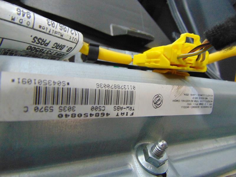 фото №11, Консоль подушка безопасности водителя пассажира ремни lancia musa