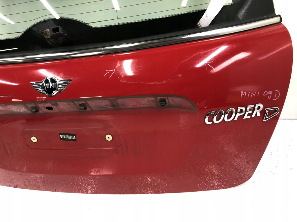 фото №8, Кришка багажника задня багажника red chili mini cooper d r56