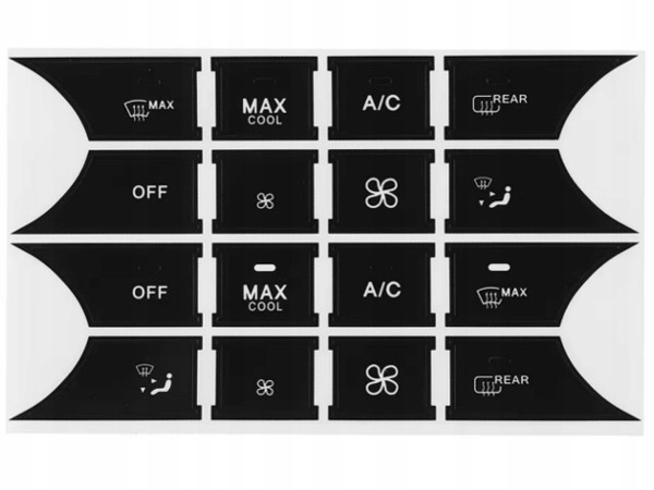 фото №3, Панель обдув окон радио руля наклейки naprawcze mercedes r172 r231