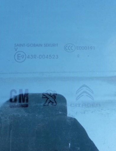 фото №2, Стекло дверь левый задняя toyota proace