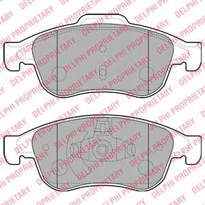 фото №2, Гальмівні диски гальмівні колодки перед delphi renault captur i