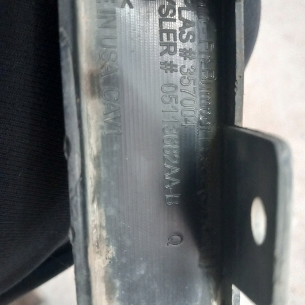 фото №10, Dodge durango 18- lift нижняя молдинг бампера перед usa