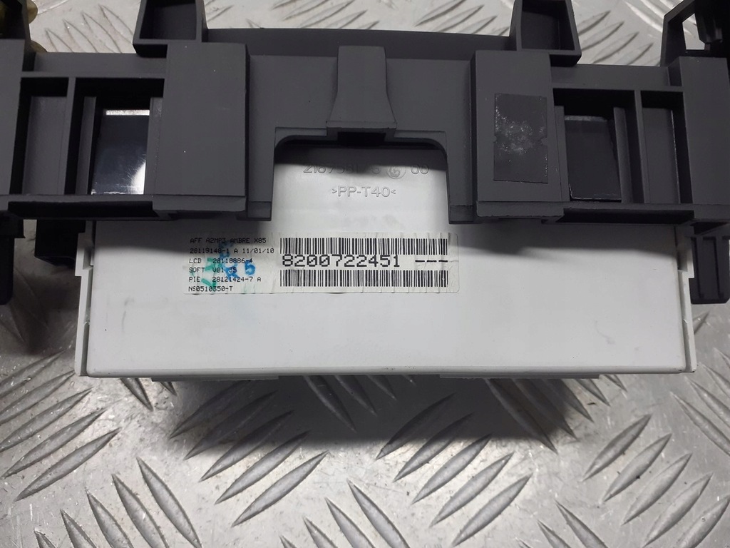 фото №3, Дисплей renault thalia ii 8200722451