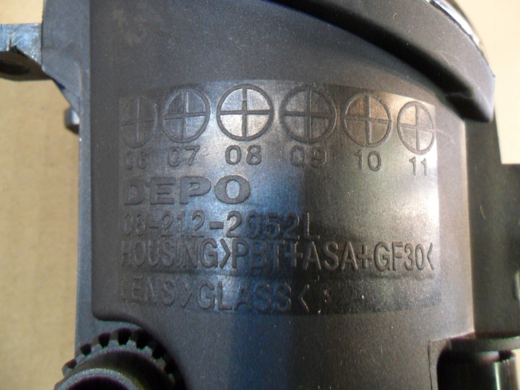 фото №13, Toyota yaris 06-09 лампа p/mg з рамка протитуманна фара ліва