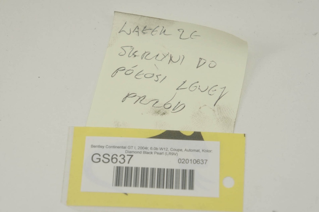 фото №6, Gs637 bentley continental gt i wał коробки лівий