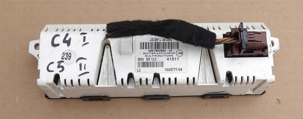 фото №3, Citroen c4 i c5 ii дисплей радио 9657882880