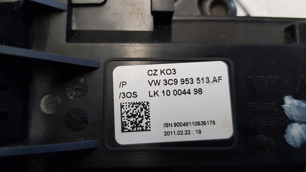 фото №9, Перемикач круїз-контроль стрічка vw passat b6