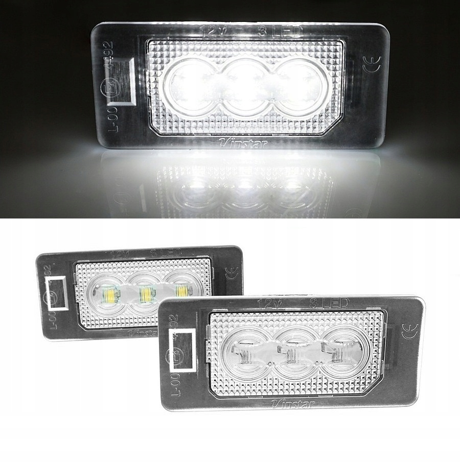 фото №1, Фонари номерного знака led 3xsmd seat alhambra ibiza st