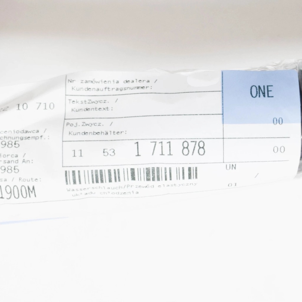 фото №8, Bmw 7 e38 нижній шланг води радіатора 740i 11531711878 4.4 oem