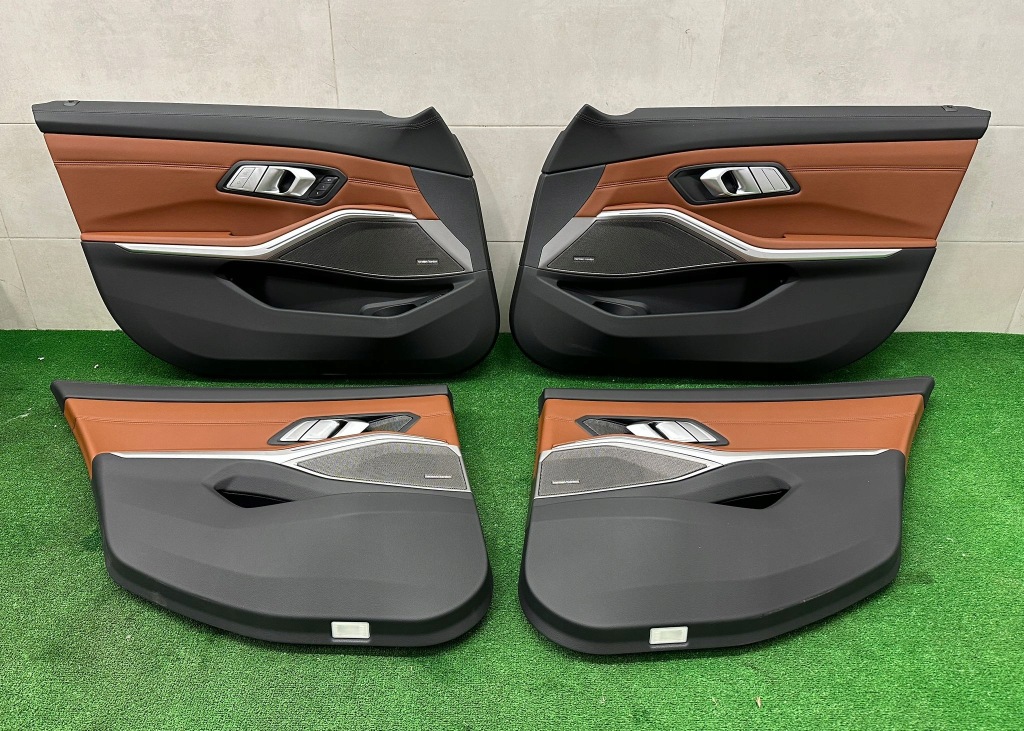 фото №9, Bmw 3 g20 середина сиденья заднее сиденье туннель обшивки обивка кожа individual