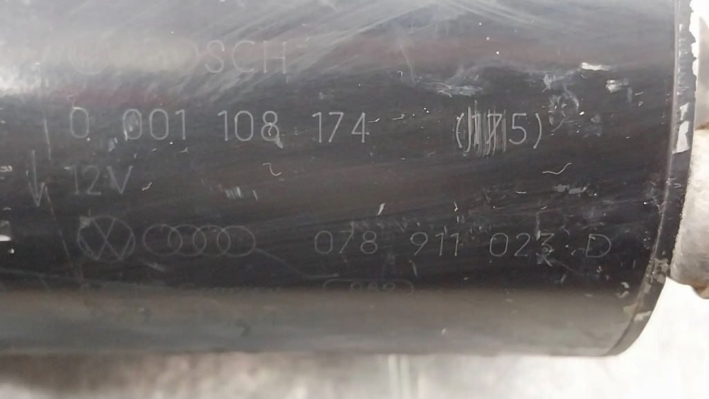 Стартер 078911023d 0001108174 vw passat b5 audi a6 c5 2.4b автоматическая коробка передач Недорого