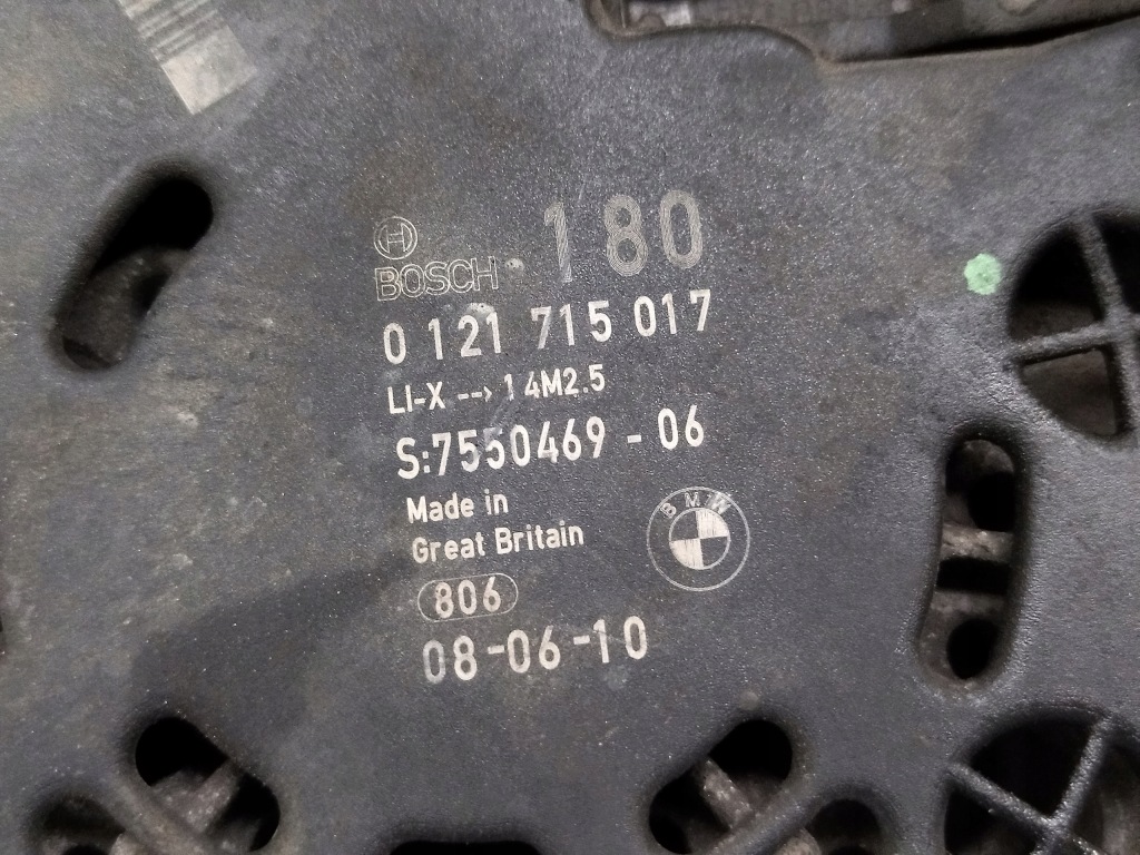 Генератор bmw 2.0 n43b20aa - 0121715017 Київ