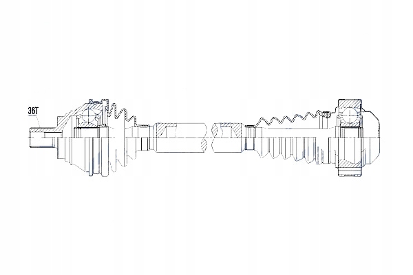 фото №10, Nty приводной вал приводная vw caddy iii 1.6tdi 1.9tdi 2.0tdi 04- caddy iv