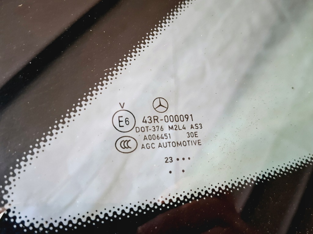 Скло кузовна задній задня права mercedes gle a167 w167 v167 23 1676708400 Оригінал
