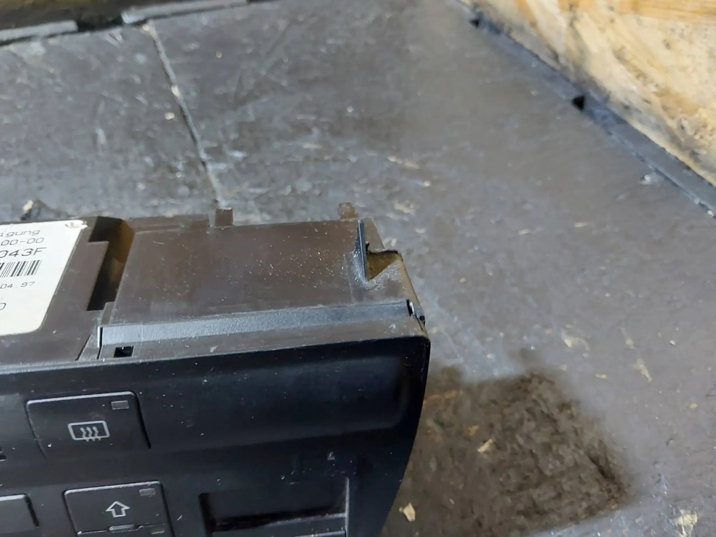 фото №5, Панель кондиціонера обдув audi a6 c5 4b 4b0820043f