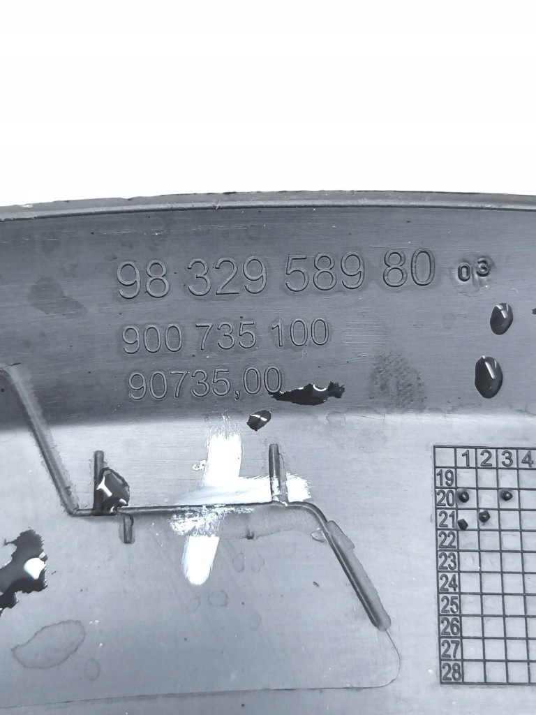 фото №10, Citroen c4 iii 20- молдинг крила перед передня правий 9832958980