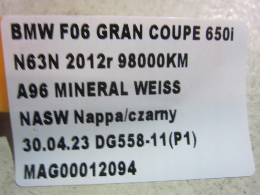 фото №11, Bmw 6 f06 f10 f11 f12 поворотный кулак левая перед передняя рычаги 31216775769