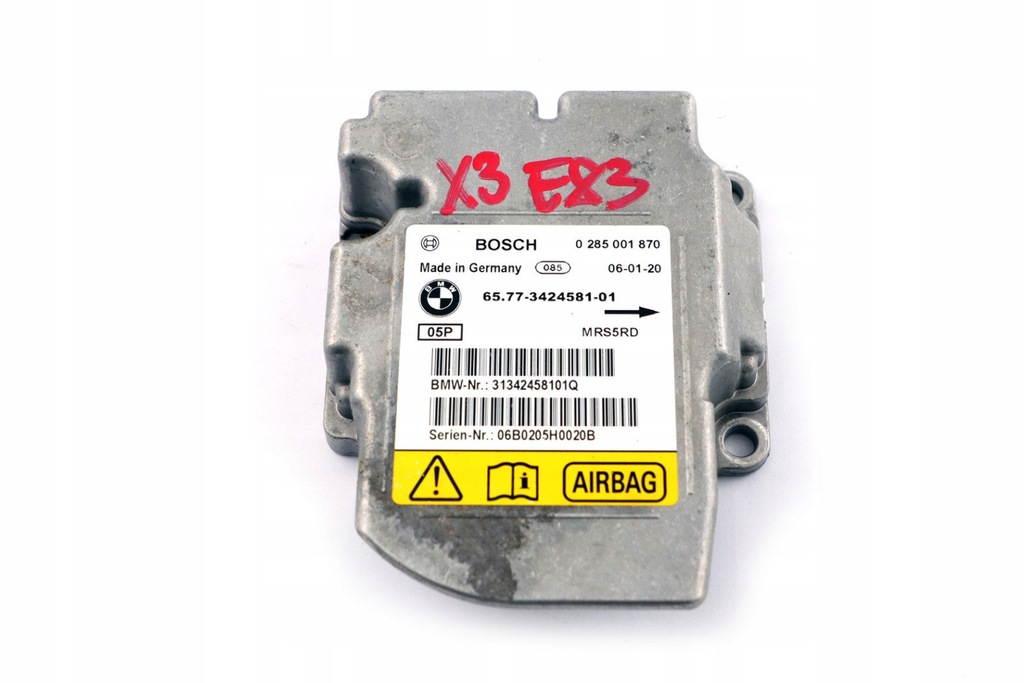фото №1, Bmw x3 e83 модуль блок управления датчик подушки безопасности подушка безопасности