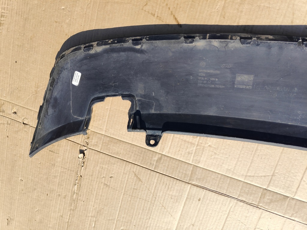 фото №8, Спойлер бампера накладка vw jetta 5c6807521