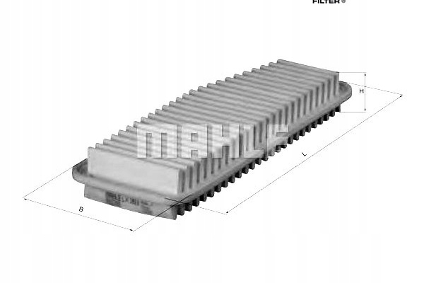 фото №1, Knecht lx 1611 фильтр воздуха