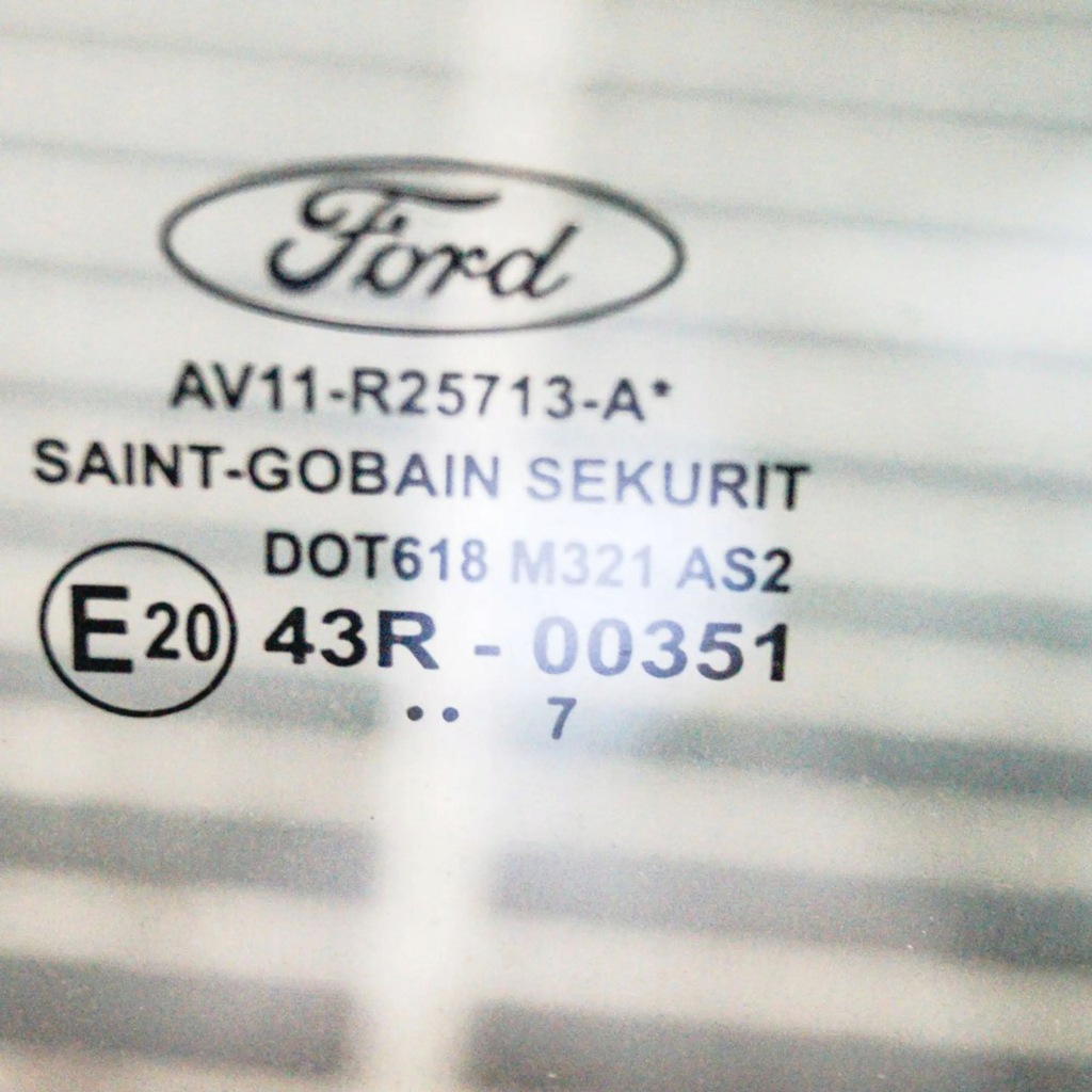 фото №6, Ford b-max 2017 ліва сторона скло двері задніх