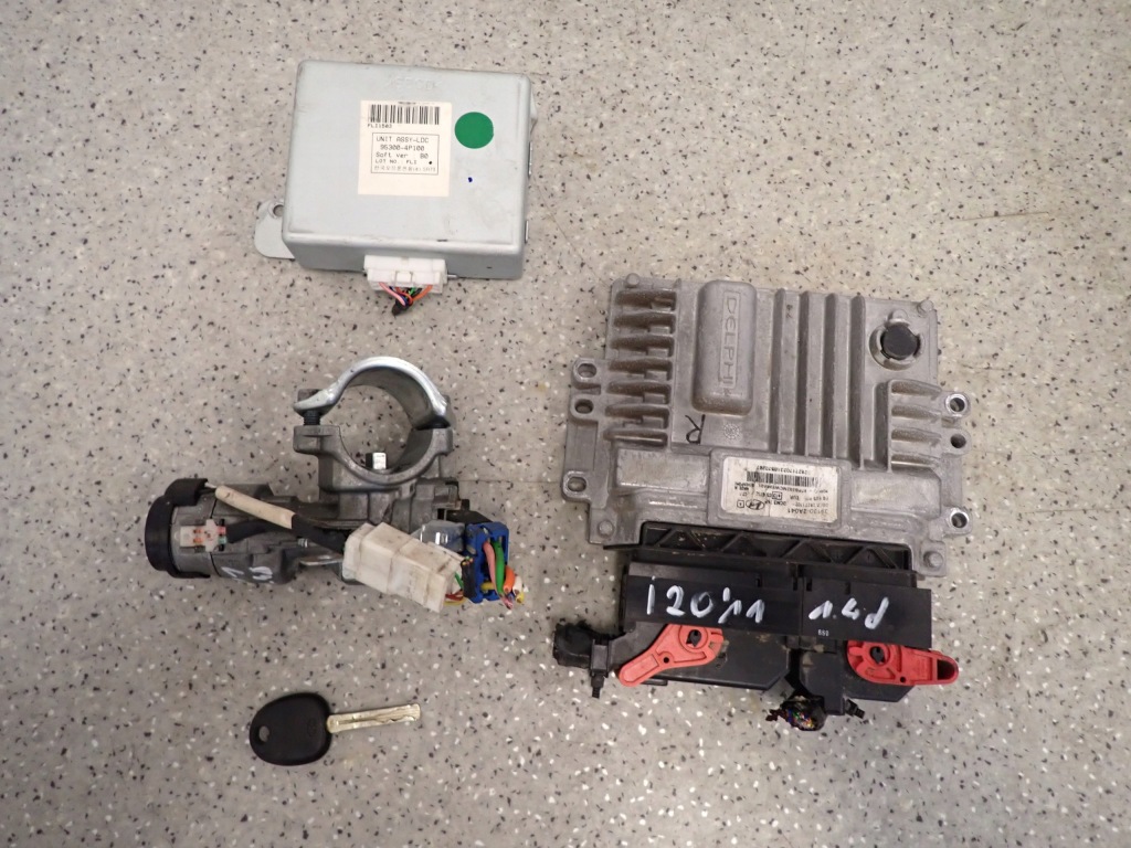 фото №1, Hyundai i20 1.4d 08-12 набір стартовий бортовий комп'ютер