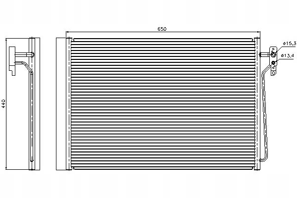 фото №2, Конденсатор кондиционера land rover range rover iii