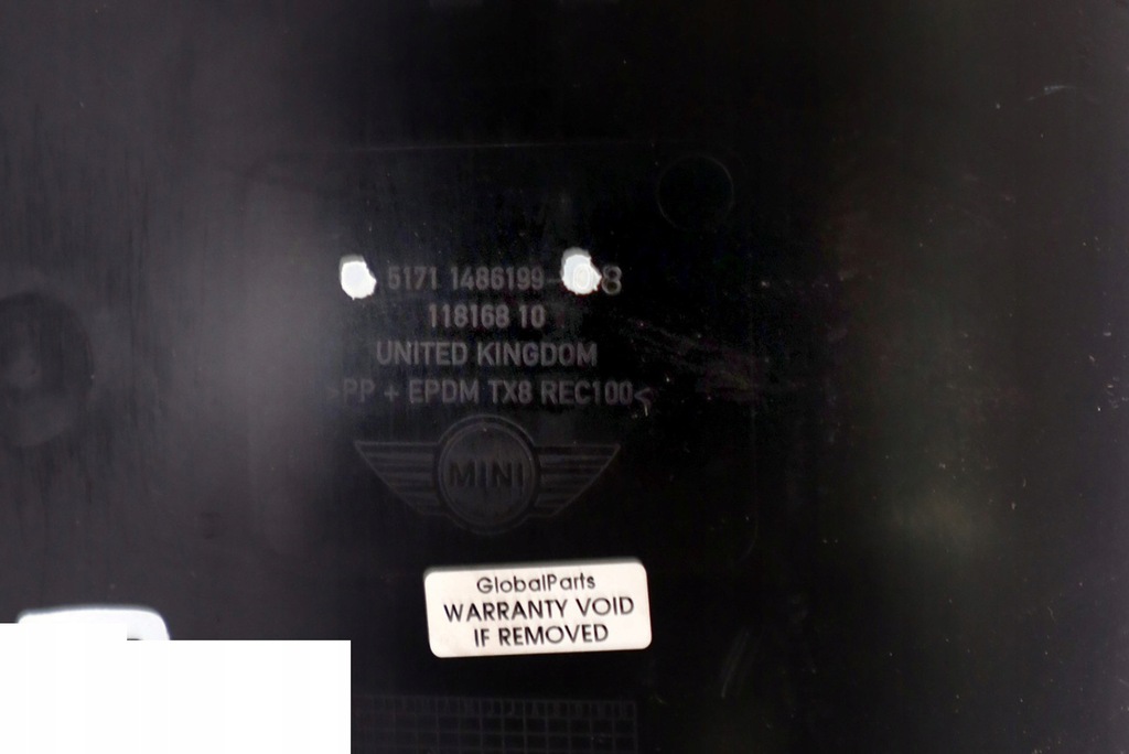 фото №9, Mini r50 r52 r53 підкрилок праве задні правий задня