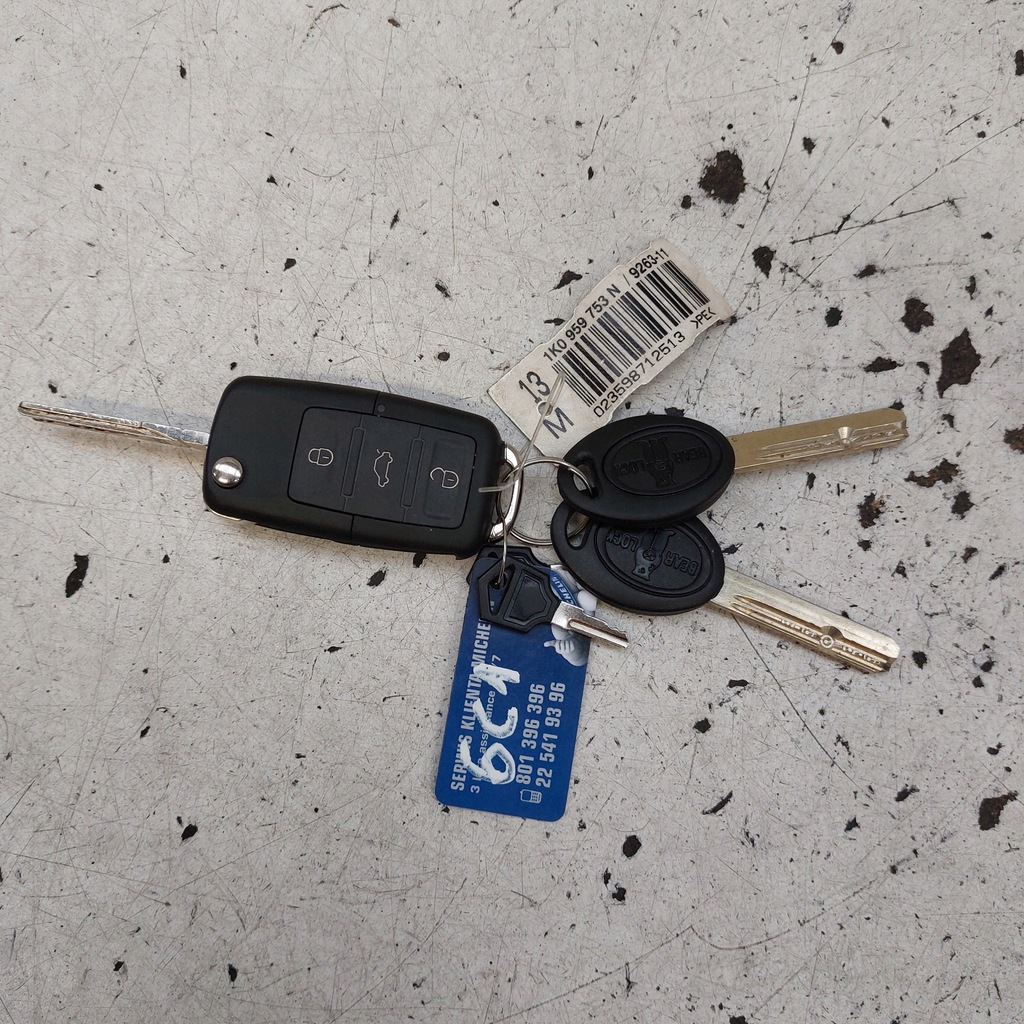 фото №7, Skoda superb ii 2 ключ замка зажигания