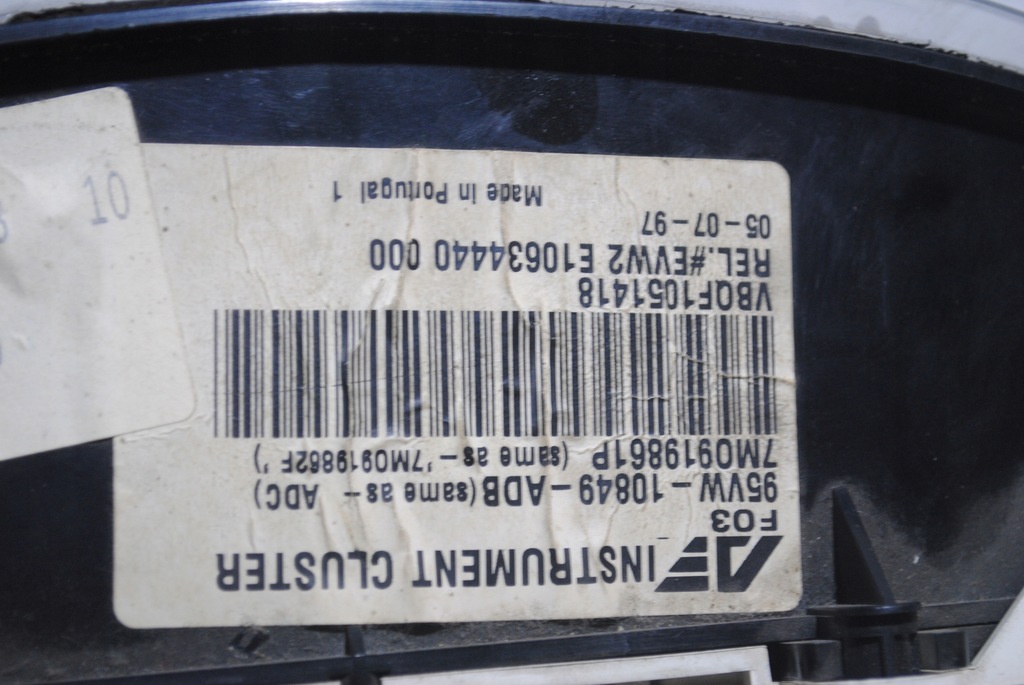 фото №6, Счетчик приборы galaxy mk1 7m0919861p 95vw-10849adb