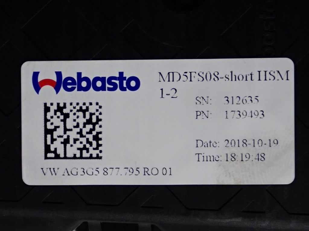 фото №10, Люк панорама жалюзі комплектна оригінал eu vw touran ii iii 5t 19r