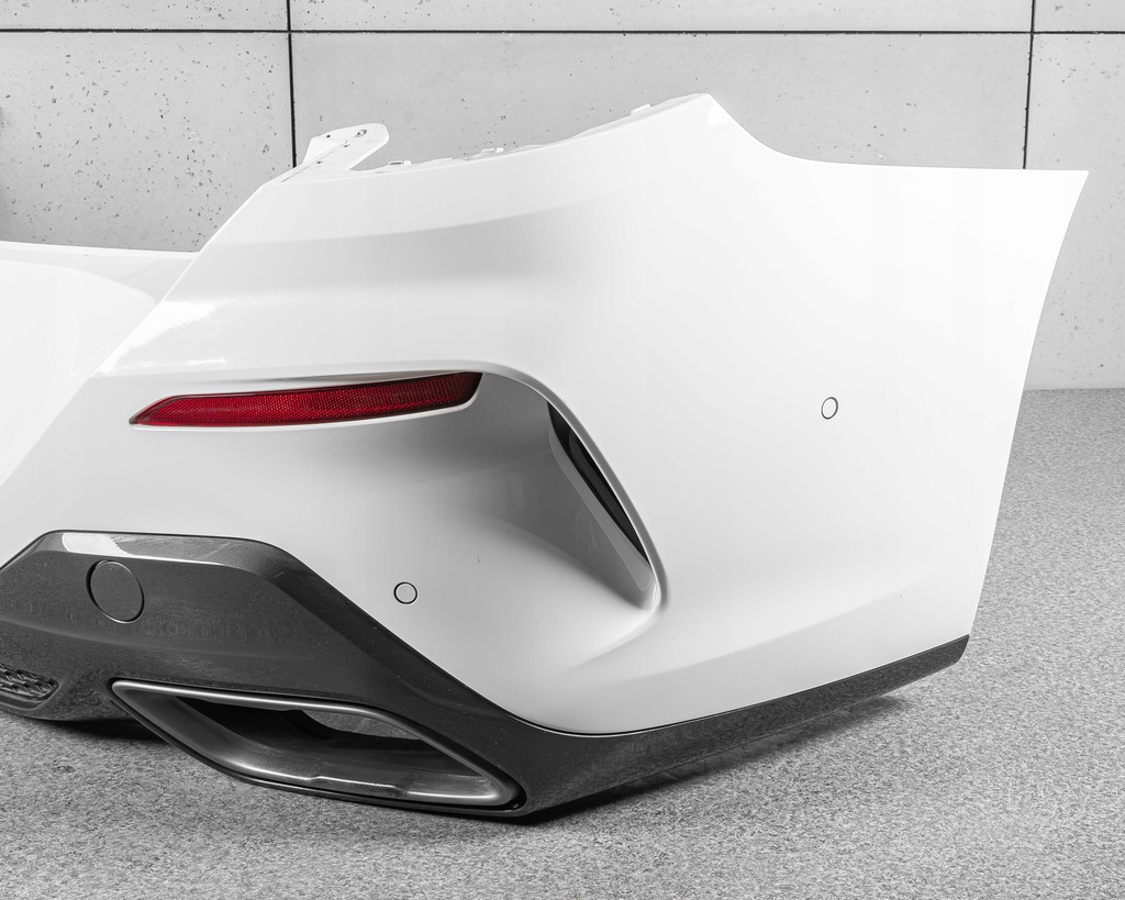 фото №11, Bmw 8 g14 g15 бампер задній задня вихлоп a300 300 alpinwhite m-pakiet