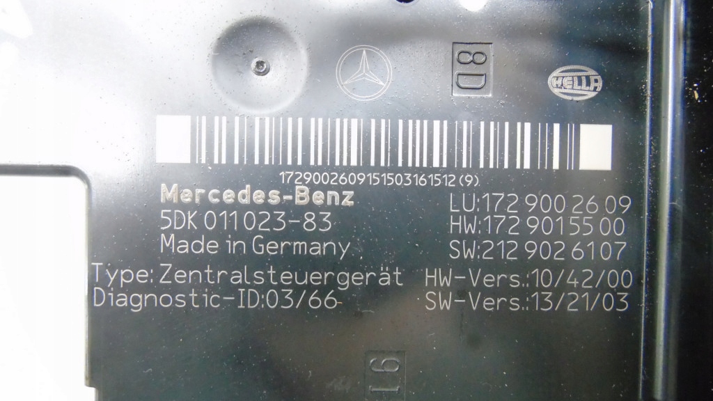 Коробка модуль sam mercedes slk r172 1729002609 в Украине