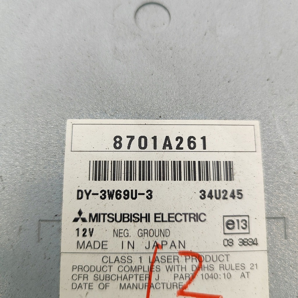 фото №7, Mitsubishi lancer 2008 панель / радіопрогравач cd/dvd/gps