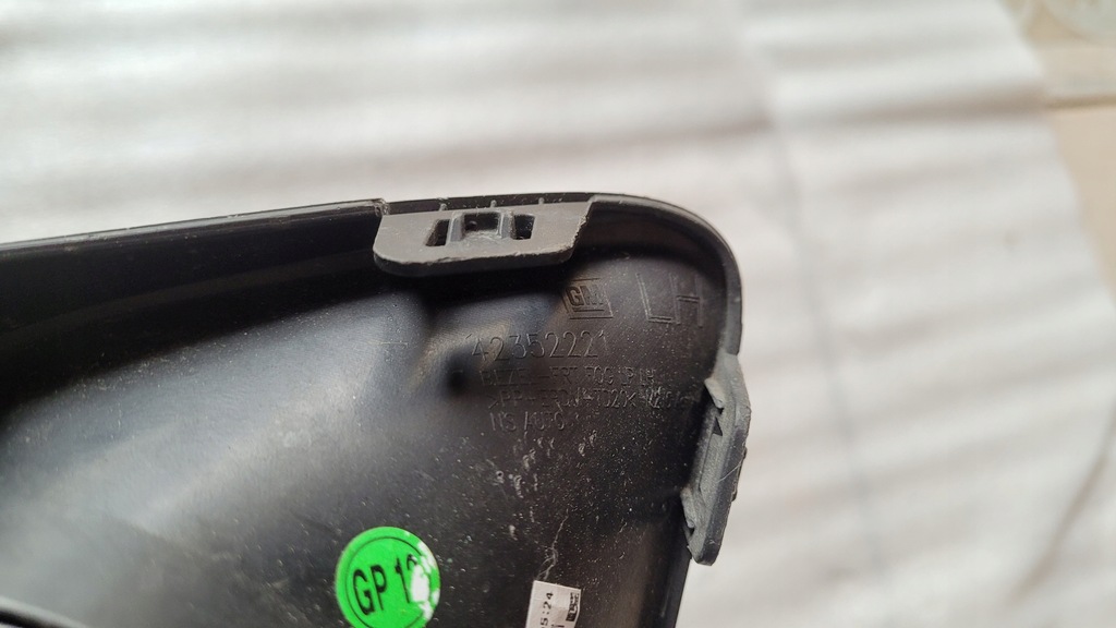 фото №7, Решётка противотуманной фары левая opel karl rocks 42352221 решётка бампера решётка радиатора karl