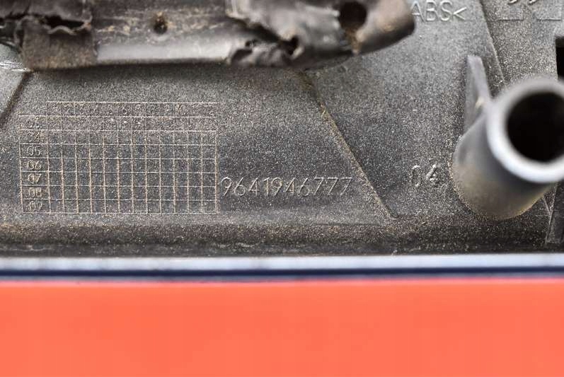 фото №10, Накладка крышки задняя задняя голубой 9641946777 citroen c3 pluriel 1 i 02-10