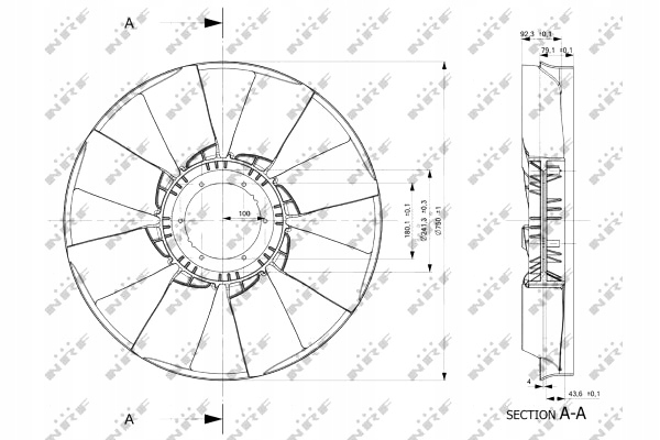 фото №4, Вентилятор вентилятора mercedes actros actros mp2 mp3 axor axor 2