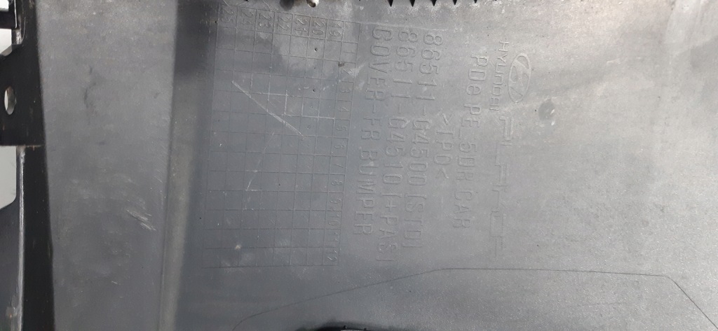 фото №8, Hyundai i30 iii lift 20- бампер перед передний 86511-g4500