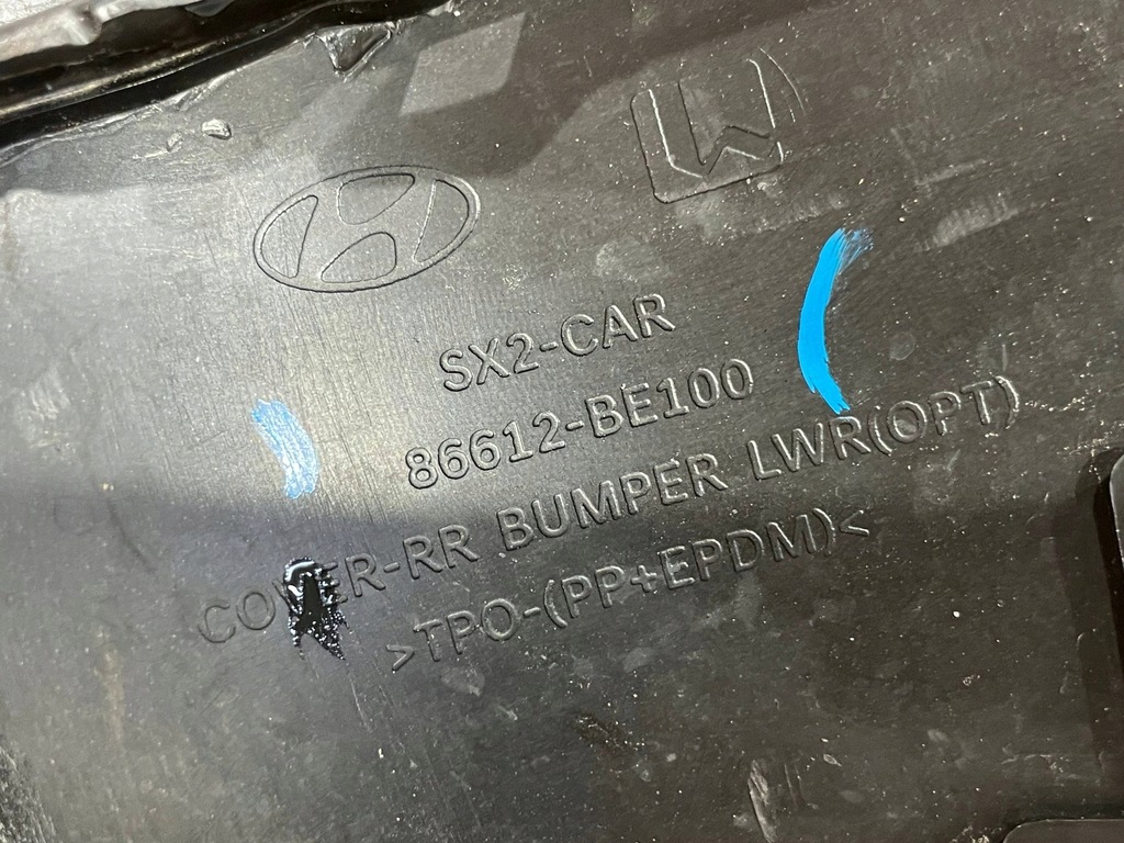 фото №11, Hyundai kona ii 2 sx2 23- бампер задняя задний уголок правый