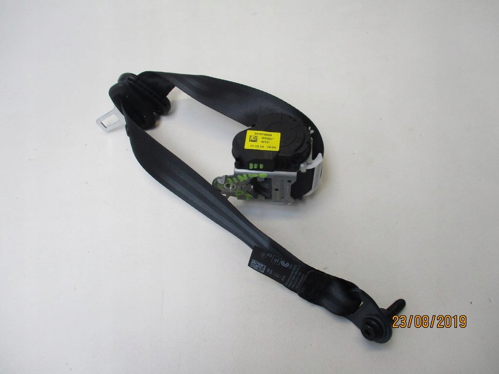 фото №1, Pas безпеки правий задня renault twingo iii