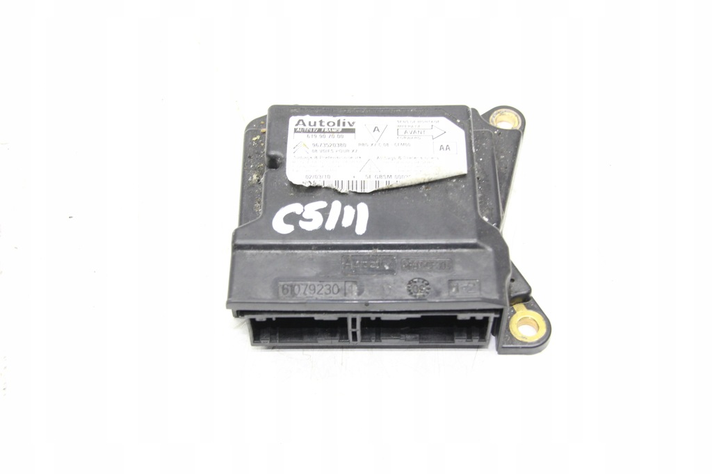 фото №1, Датчик подушка безопасности citroen оригинальный номер 9673520380