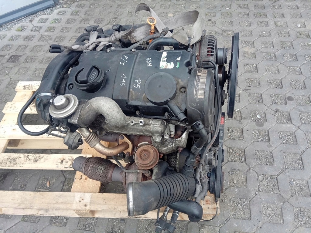 фото №11, Двигун ajm 1.9tdi vw audi голий блок двигуна