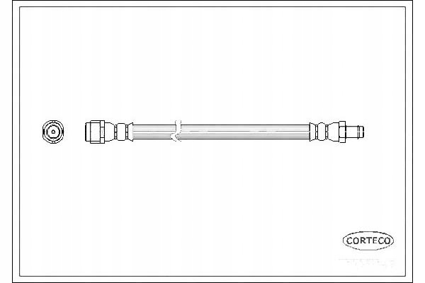 Купити Шланг гальмівний corteco 1684280635 sl5627 245238