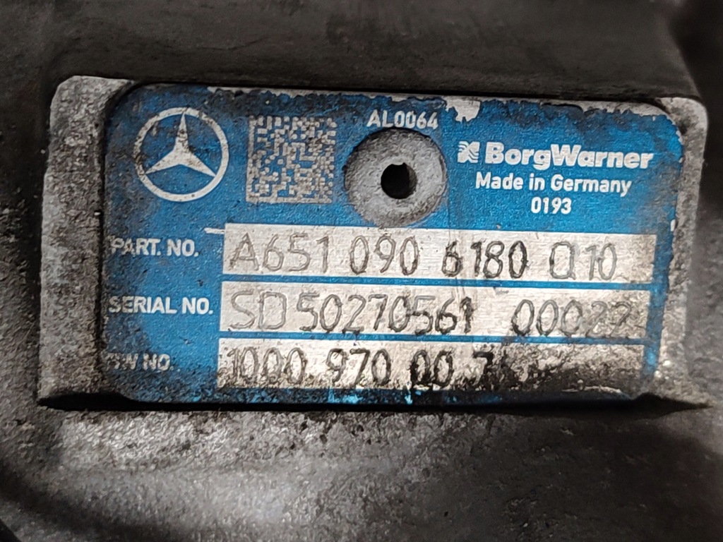 фото №9, Турбонагнетатель turbo biturbo mercedes w204 w212 2.2 cdi 651 оригинальный номер
