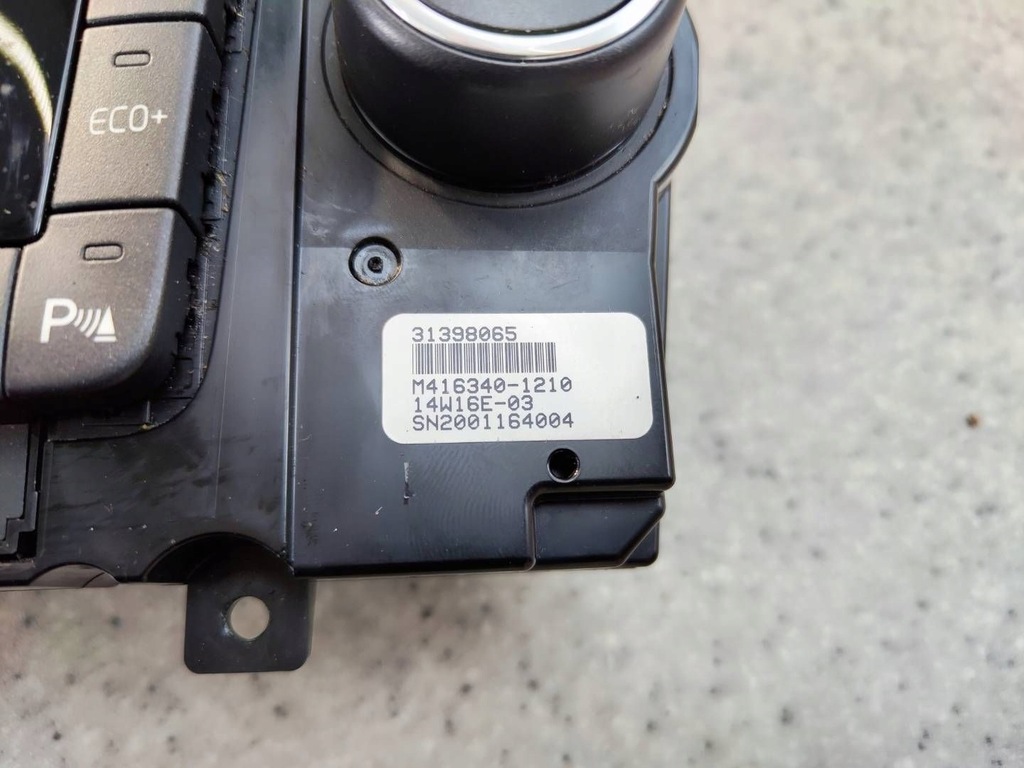 фото №8, Панель кондиционера обдув 31398065 volvo s80 ii