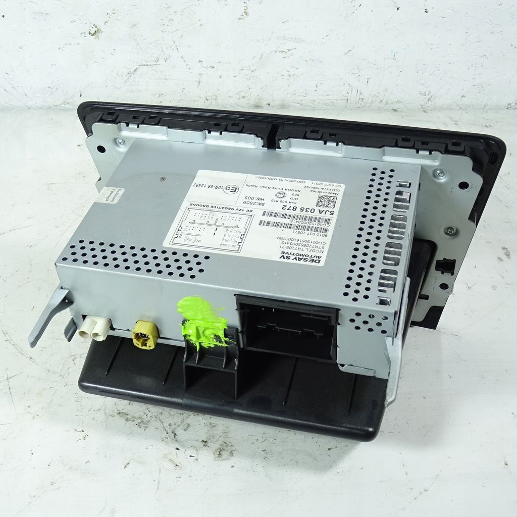 фото №2, Skoda rapid радио 5ja035872