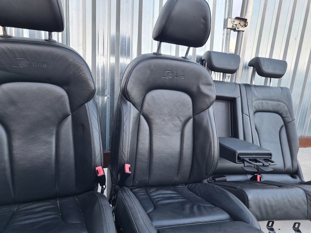 фото №7, Сидіння сидіння audi q5 8r шкіра s line комплект !!!