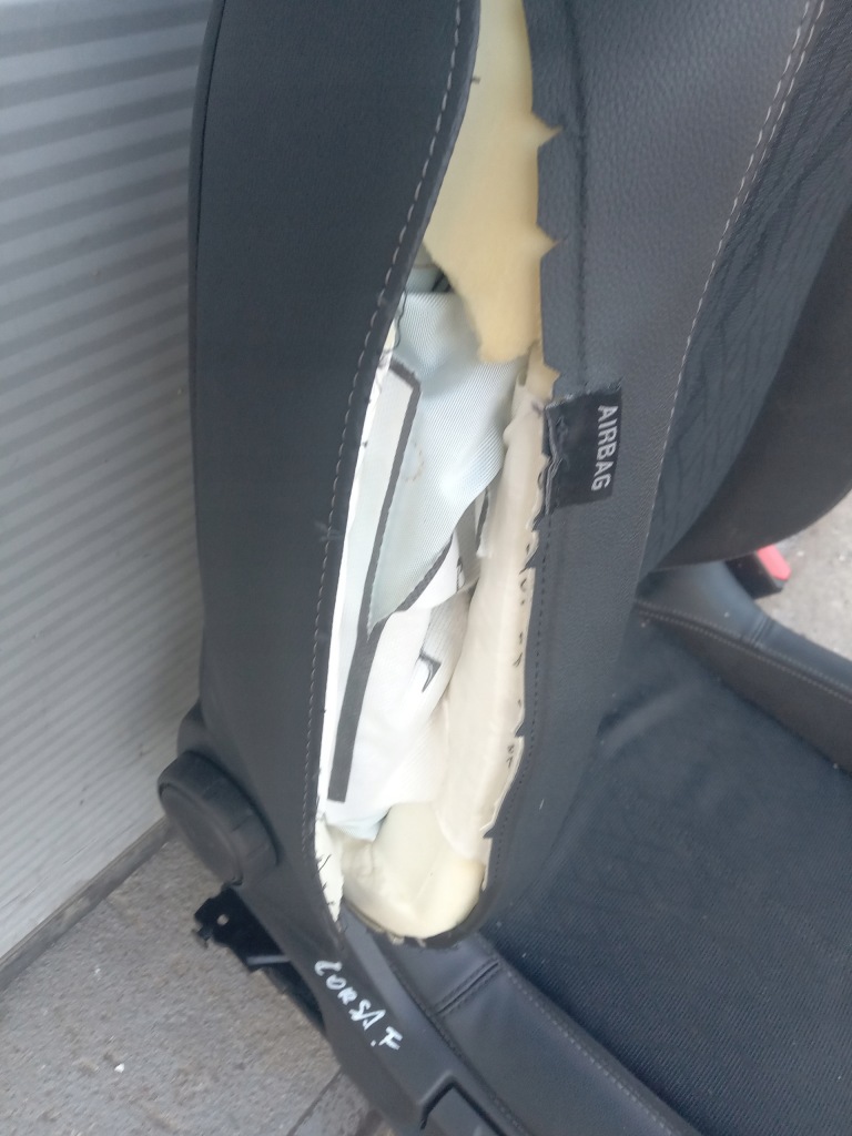 фото №14, Opel corsa f сидіння заднє сидіння обшивки заскочки підігрів