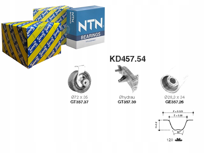 фото №12, Набор распределительного вала snr kd457.54