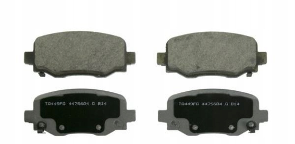 фото №1, Тормозные колодки тормозные задняя jeep cherokee kl 2014-2021